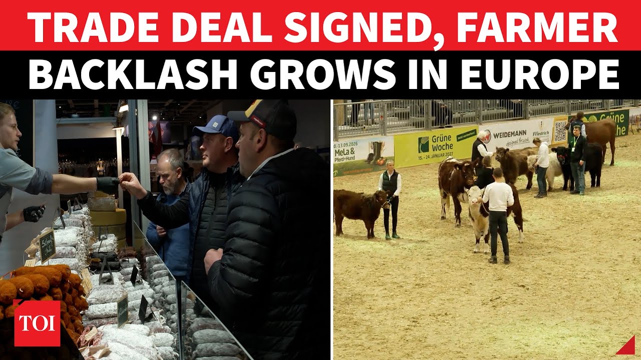 EU-Mercosur Deal Dominates Green Week As German Farmers Fear South American Competition