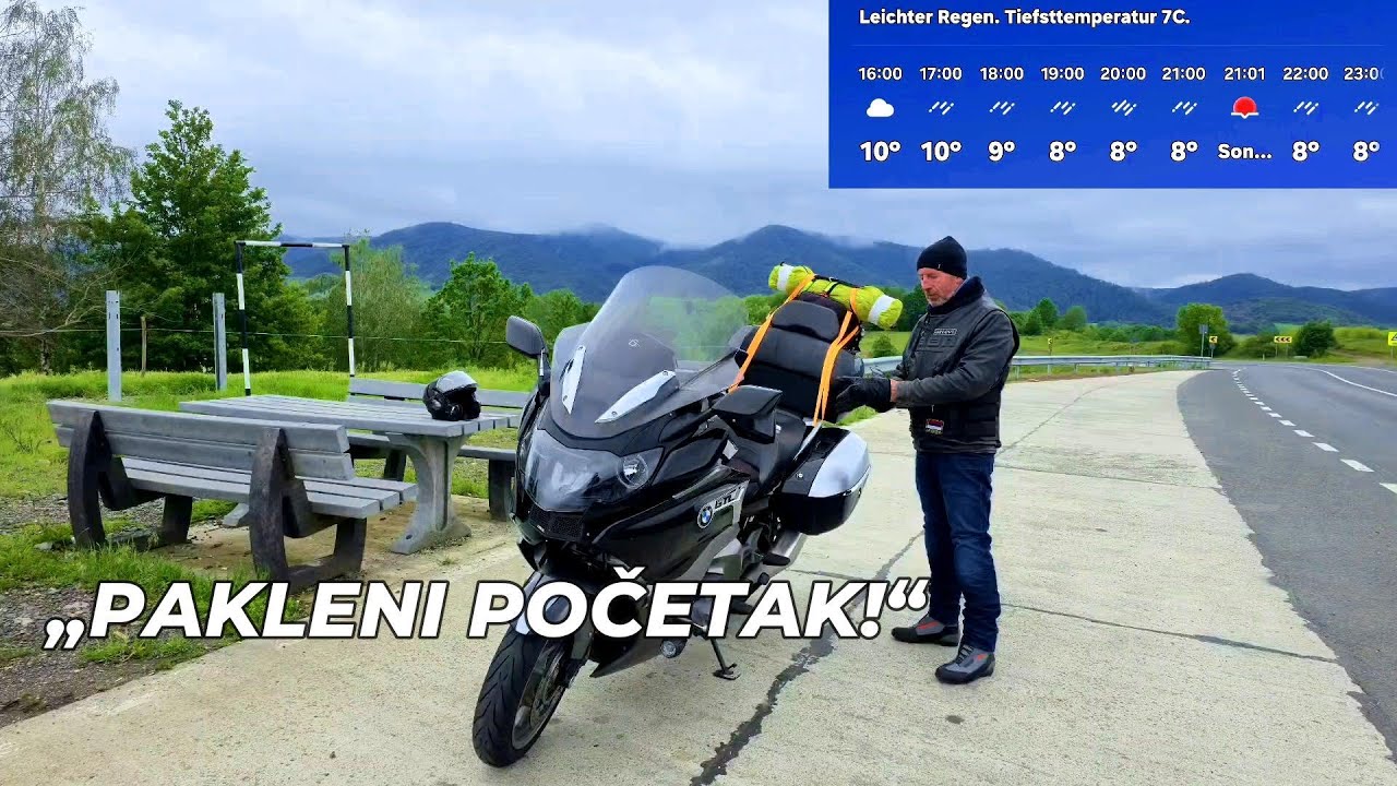 MOTOROM KROZ PAKAO:IZ SVAJCARSKE KA SRBIJI-3 DANA KISE ,VETRA I SMRZAVANJA!