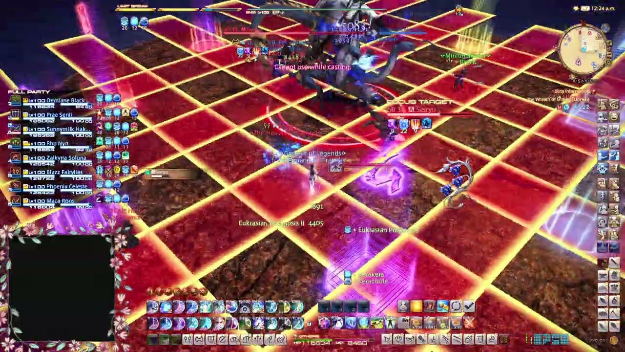 FFXIV DAWNTRAIL- Seiryu Unreal - Wreath of snakes - WHM POV