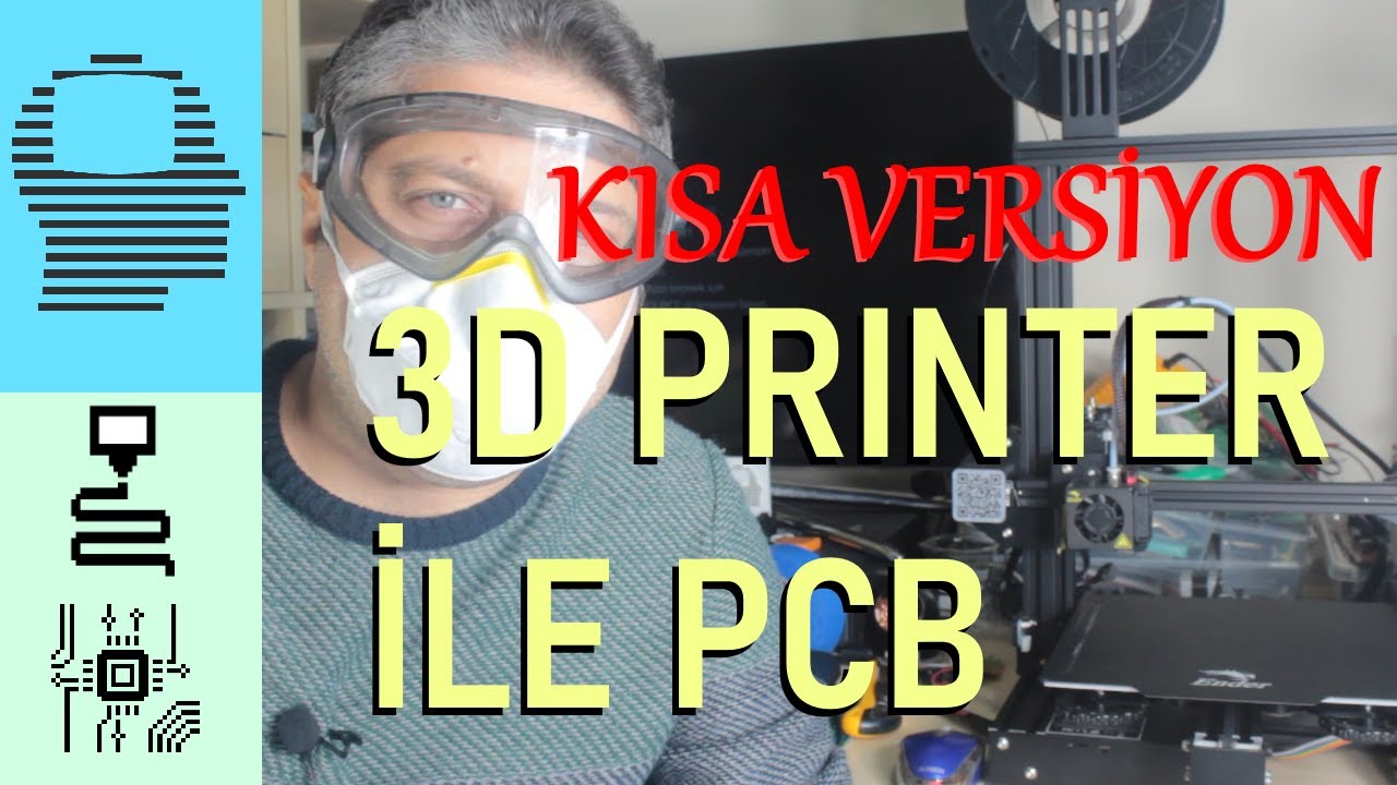 3D Printer ile PCB yapmak (Kısa versiyon)