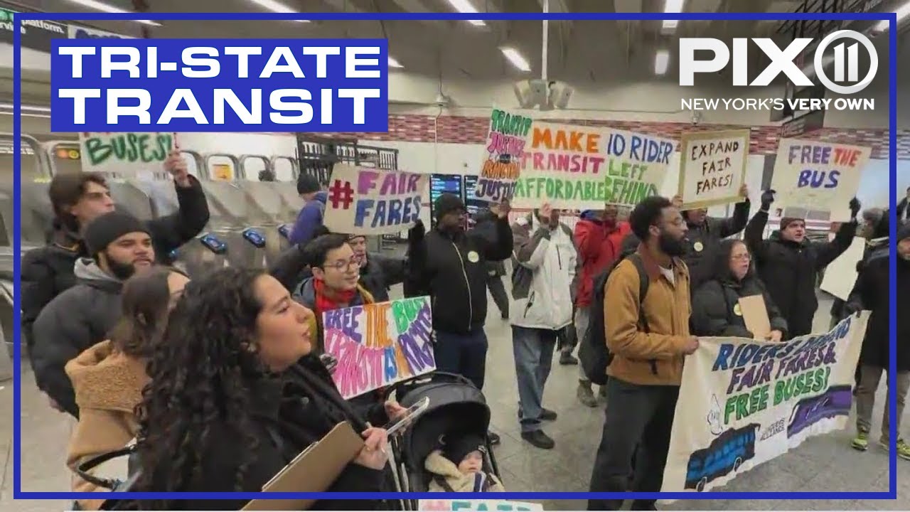 Riders Alliance rallies for free buses, Fair Fares expansion | Tri-State Transit