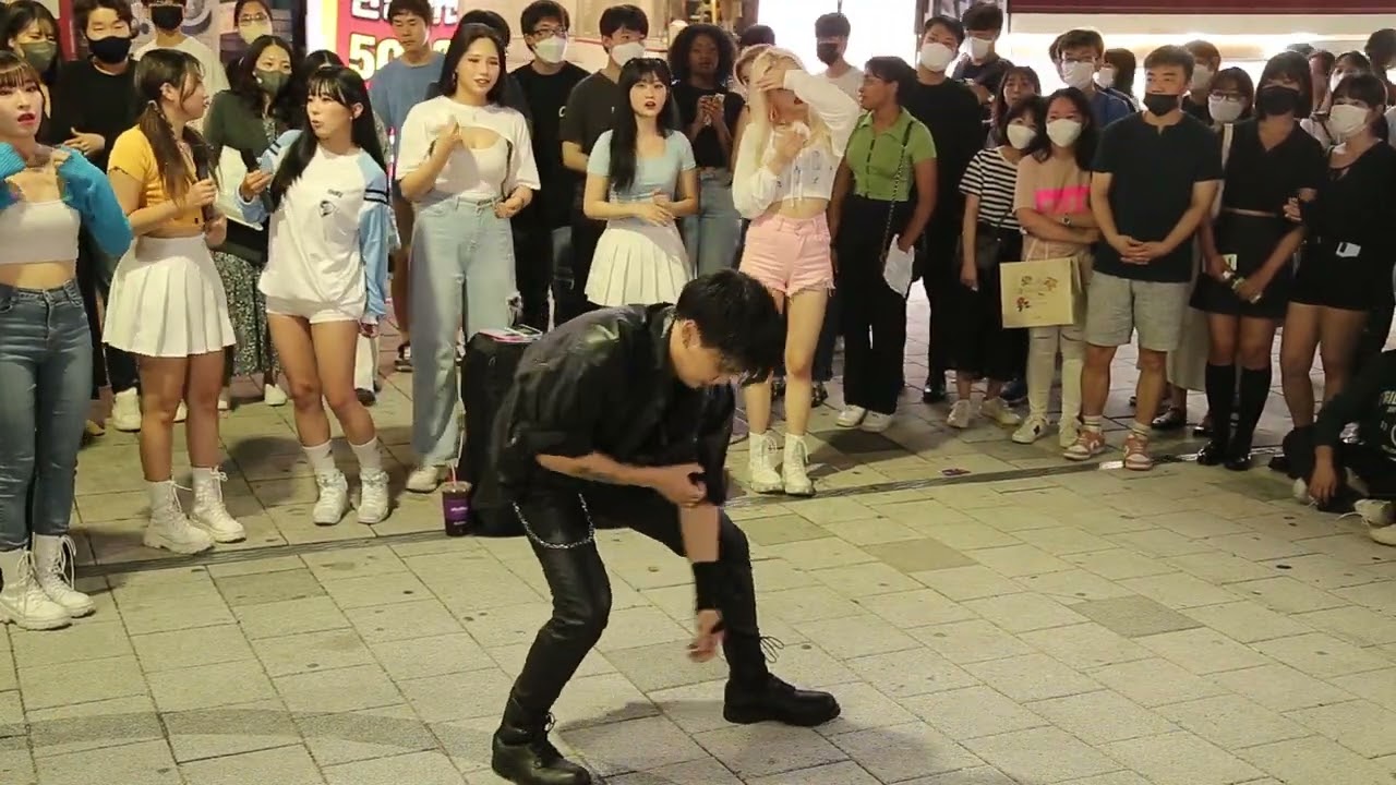 JHKTV] Leehyunjin Diana hongdae Kpop busking GAMBLER(MONSTA X )다이아나 이현진 홍대버스킹 겜블러