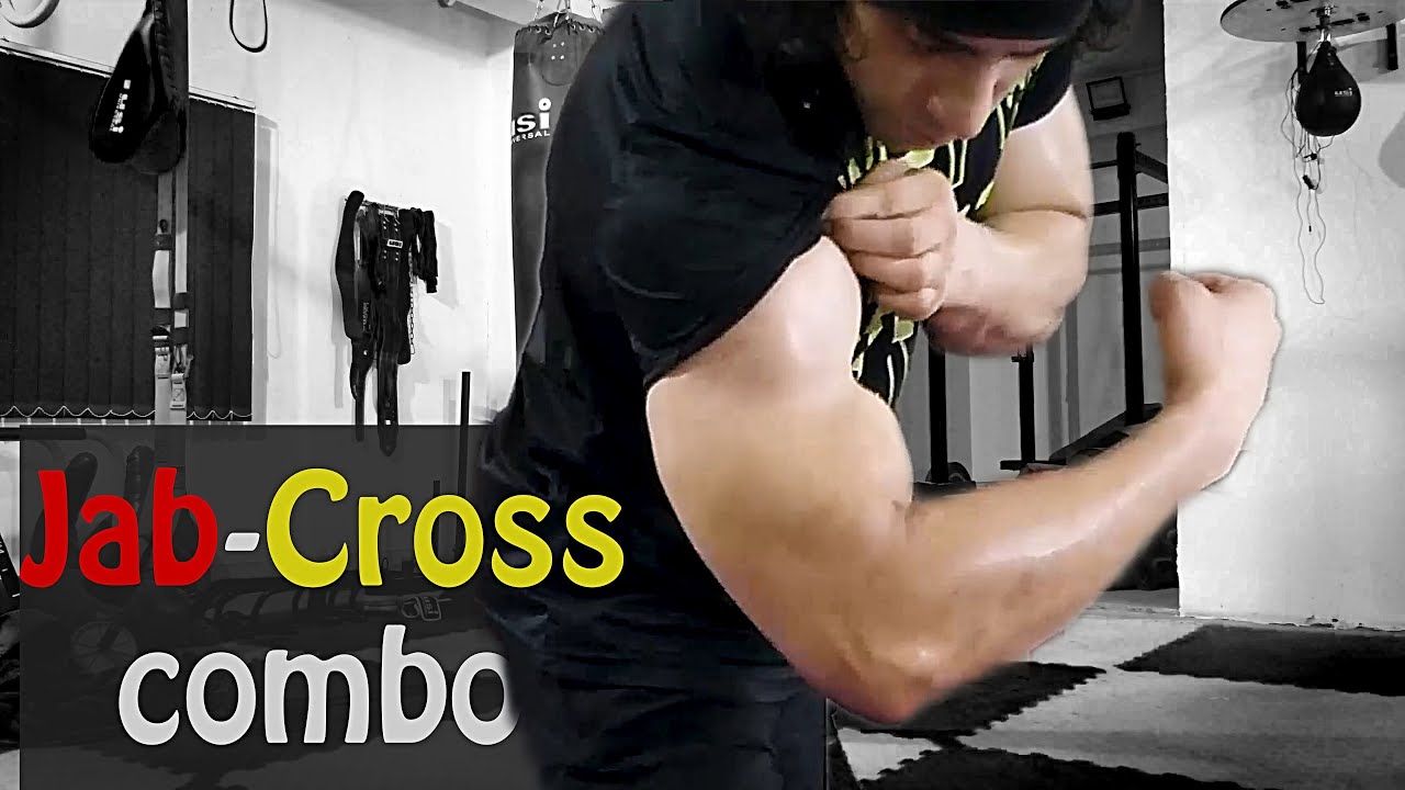 Урок 7: (1-2) Комбинация джеб-кросс (дома) | Без оборудования | Смешанные боевые искусства | Инди...