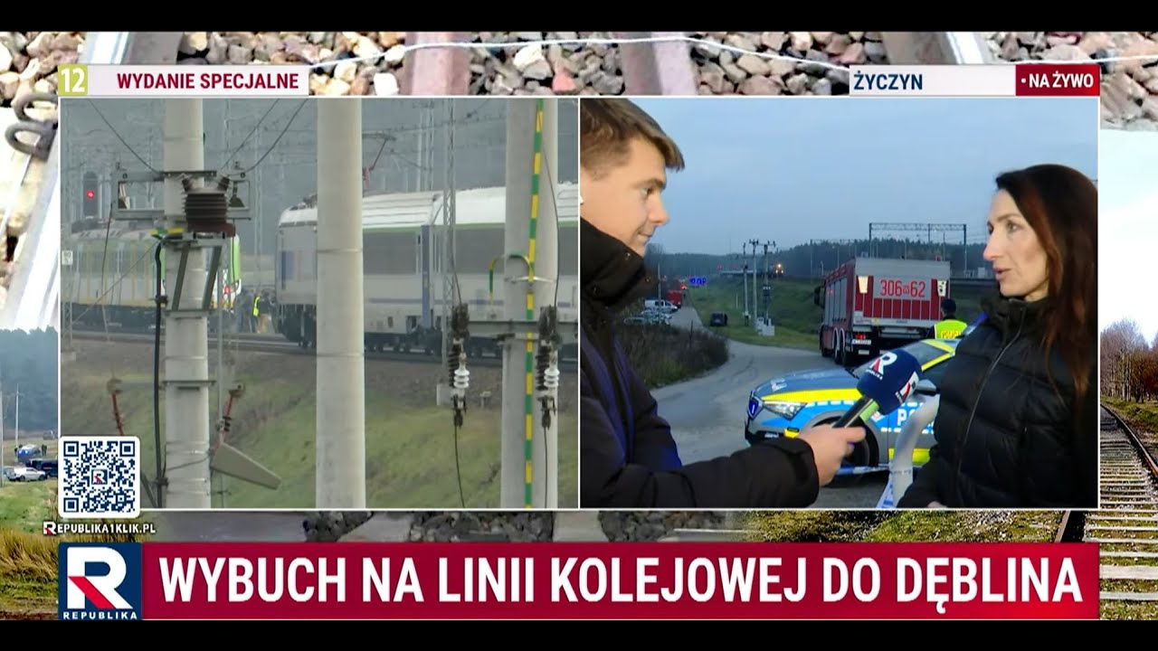 Wybuch na linii kolejowej do Dęblina &ndash; dlaczego rząd Tuska i liberalne media o tym milczą?