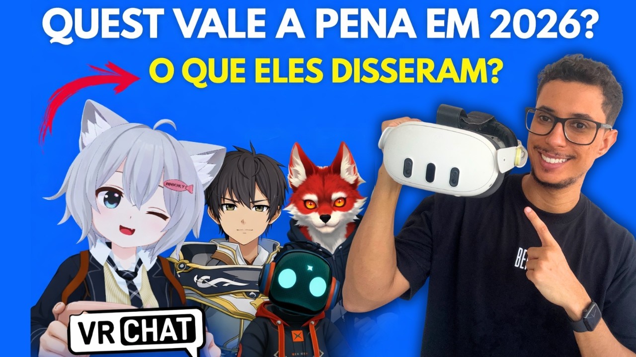 Meta Quest 3/3S VALE A PENA em 2026? Entrevistas com usuários no VRChat