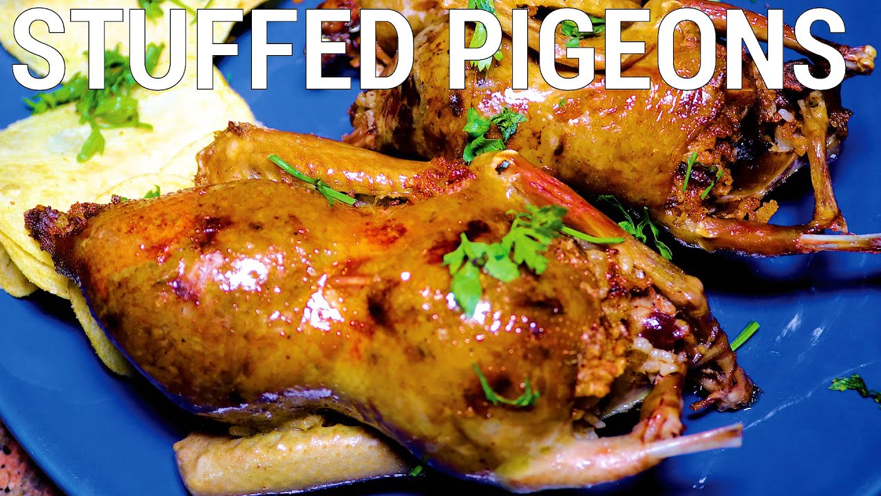 الحمام المحشي بالأرز || Stuffed Pigeons with Rice