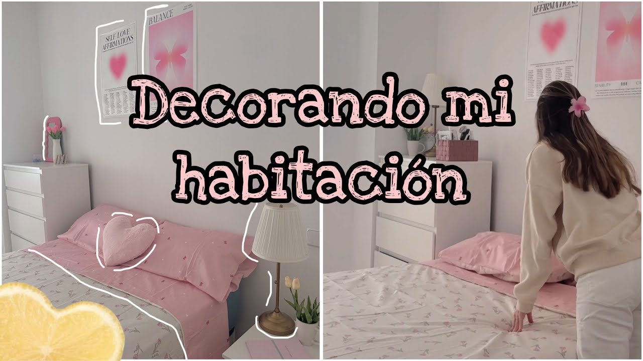 🧇 Decorando mi habitación con Shein 🌷cozy pinterest room makeover