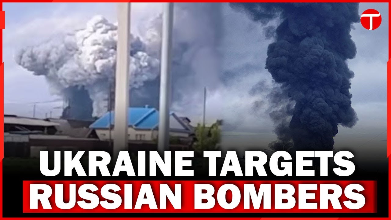 Ukraine Hits Russian Air bases in Largest Drone Strike Yet