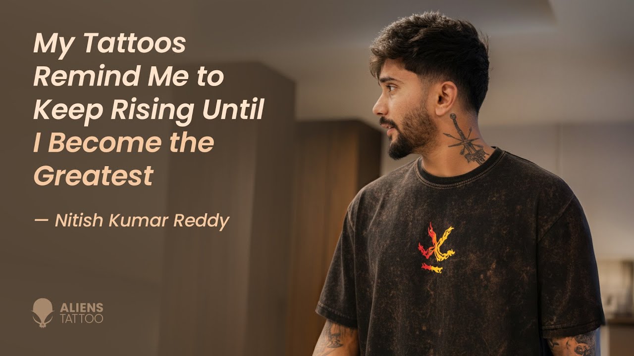 My tattoos remind me to keep rising until I become the greatest | Aliens Tattoo