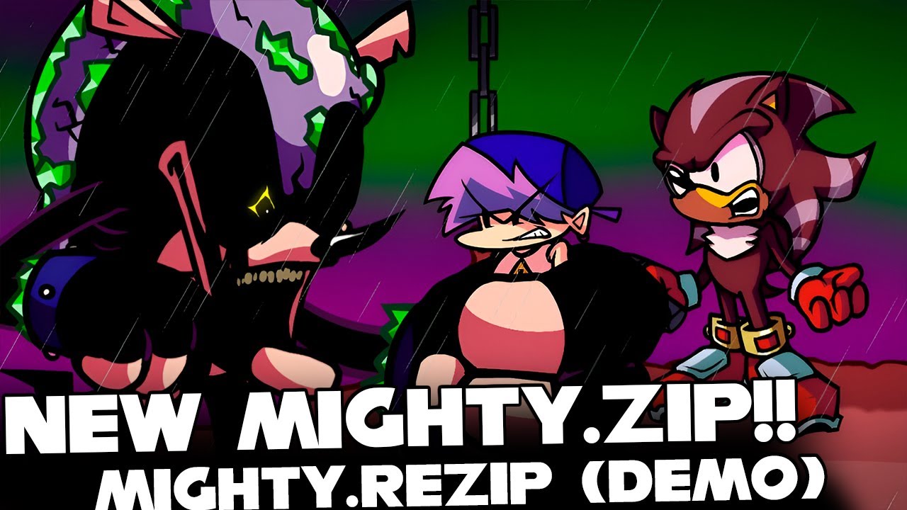 FNF | NEW MIGHTY.ZIP!! - Vs Mighty.ReZip (DEMO) | (D-SIDE) (GODZ) (GAME OVER) (SONIC.EXE)