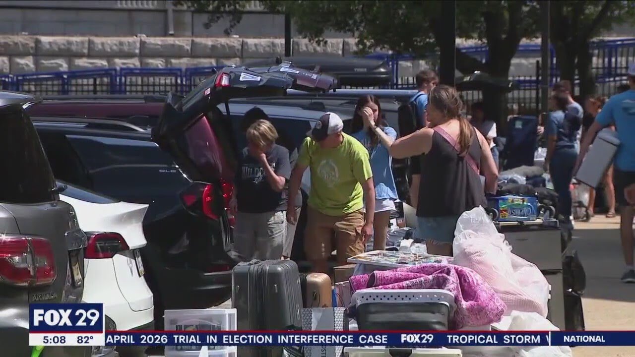'I just love the campus': Villanova move-in day welcomes 1,700 new students