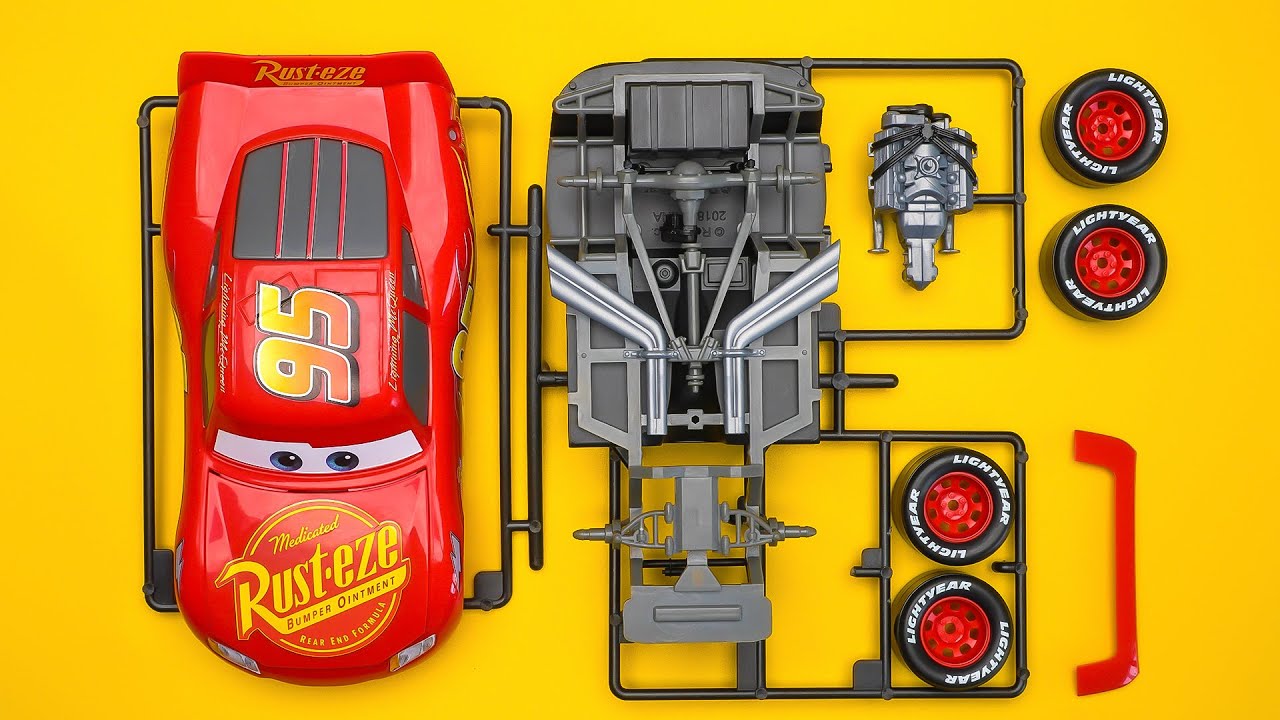 [Build] Lightning McQueen | Cars | Satisfying Beat Building | Speed Build | Model Kit