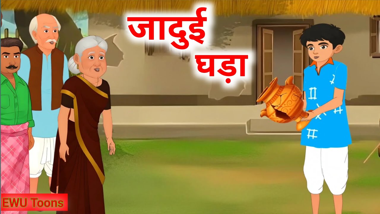 जादुई घड़ा | Moral story | Hindi story | cartoon video | viral cartoon story |