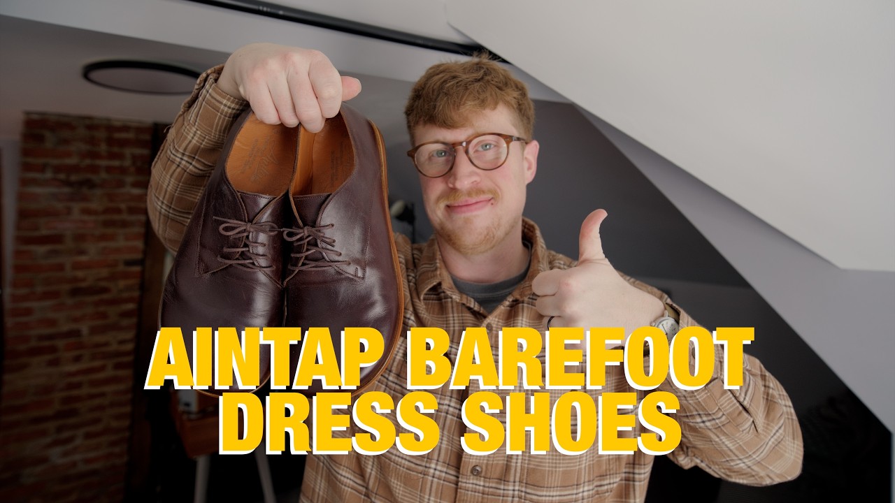Handmade Leather Barefoot Oxford Dress Shoes by Aintap (FeelBarefoot) // Barefoot Shoe Review