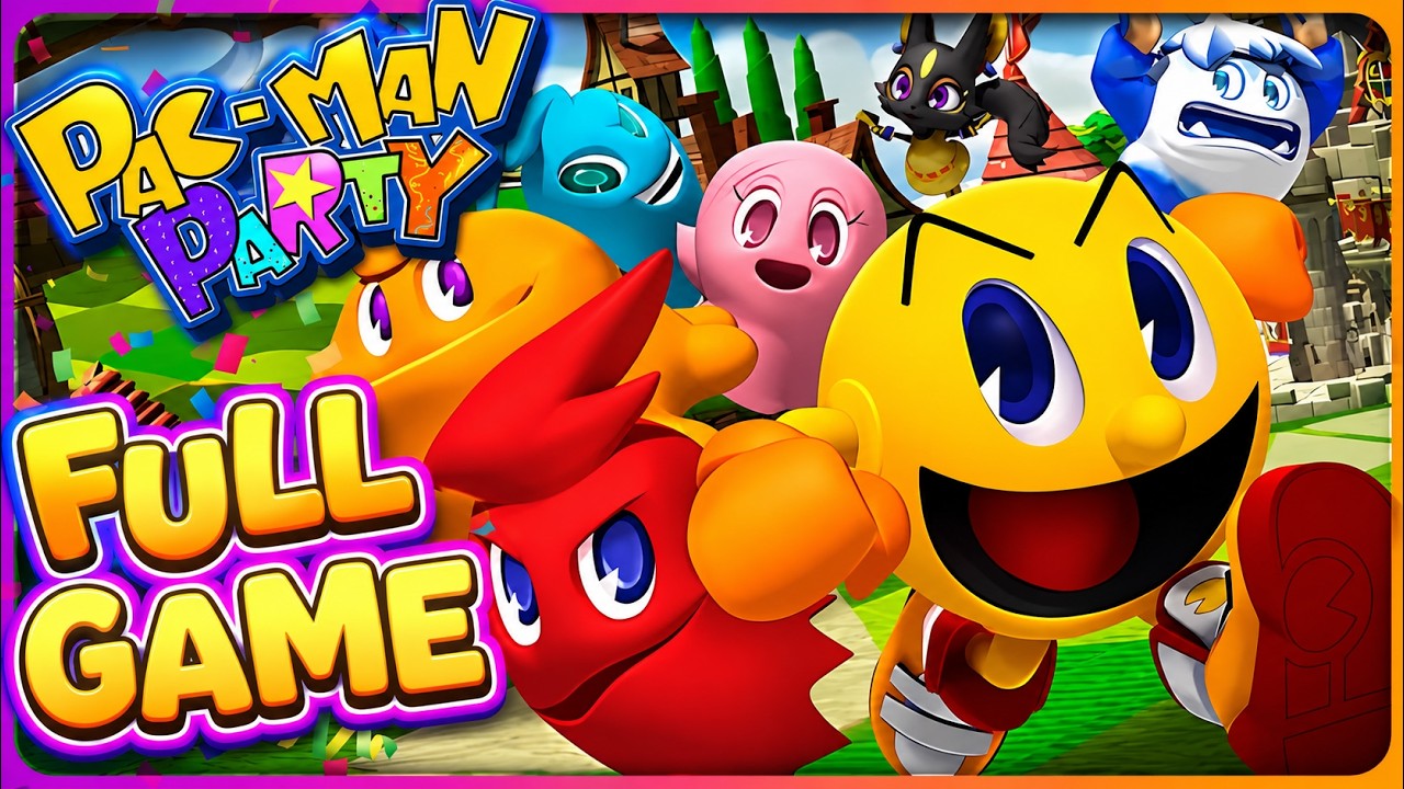 Pac-Man Party FULL GAME Longplay (Wii, 3DS)