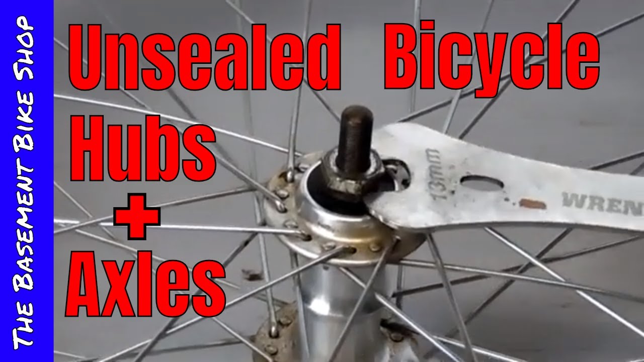 Repairing Unsealed, Loose Ball Bearing Bicycle Hubs- BMX Axle Replacement