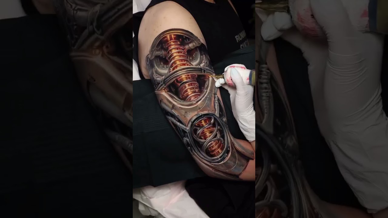 3D-татуировка выполнена &copy; Викторией Ли, Китай