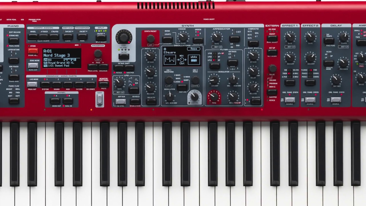 Matt Cossey Tutorial Series: Nord Stage 3 - Synth Section