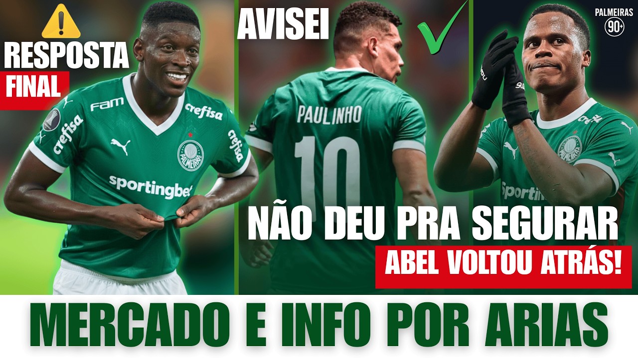 ABEL VOLTOU ATRÁS? A RESPOSTA FINAL POR LUIZ HENRIQUE E INFO POR PAULINHO!