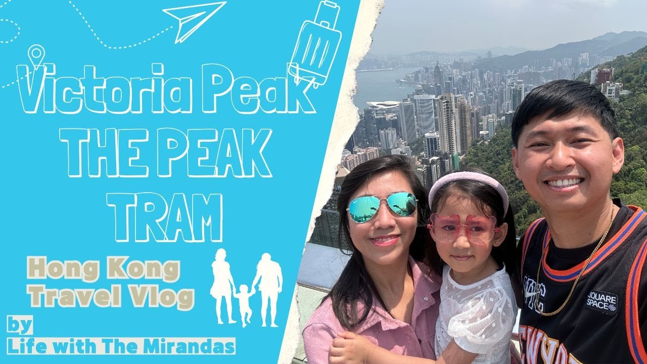 How to get to VICTORIA PEAK 🇭🇰 (The Peak Tram WALKING DIRECTIONS) | Life with the Mirandas