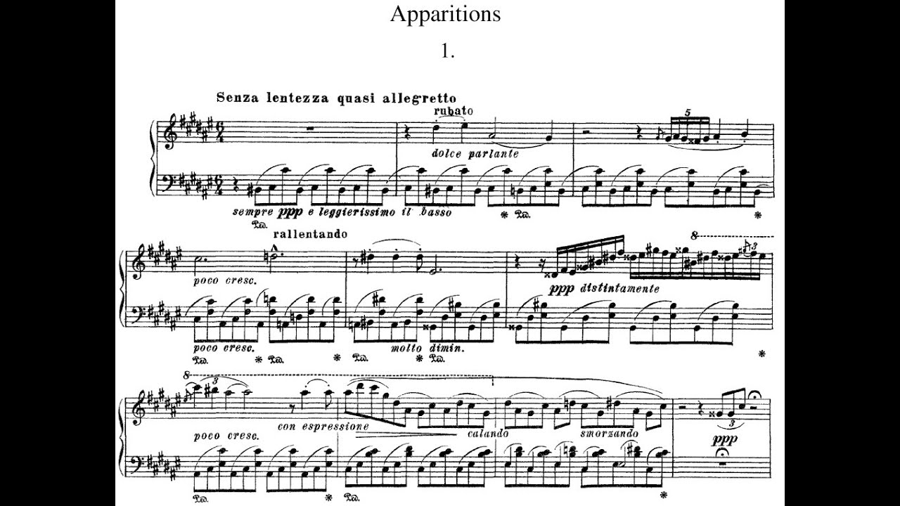 Franz Liszt - Apparitions, S.155 (Franz Liszt Week)