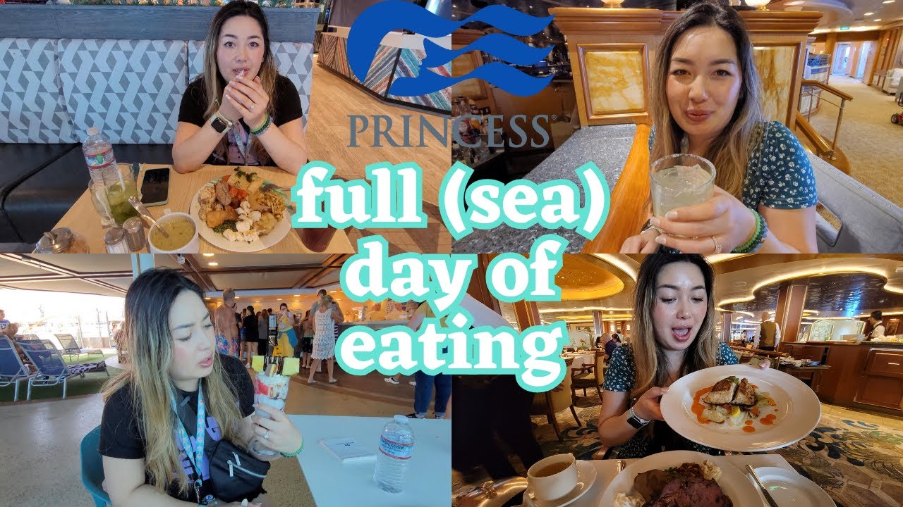 Full (Sea) Day of Eating || Emerald Princess (7 Day Mexican Riviera)