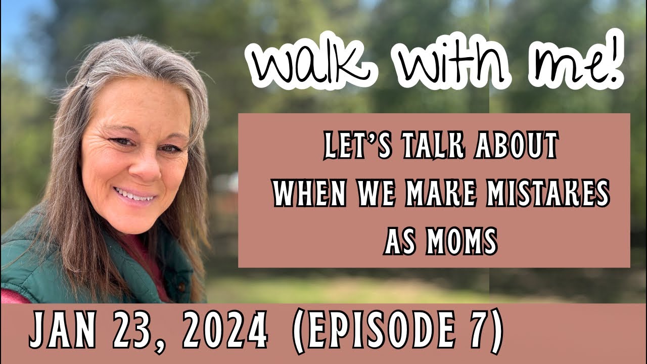 Walk & Chat With Me! Let’s talk about mom guilt and the best ways to combat it.