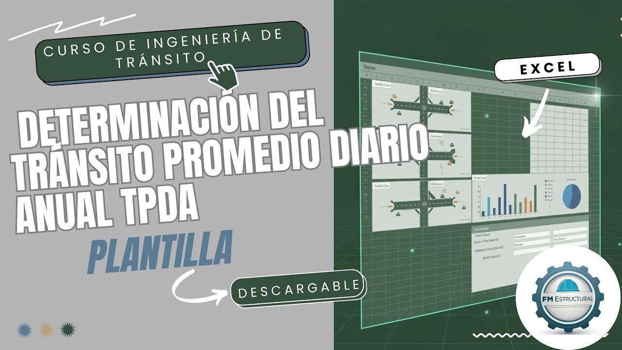 Excel Descargable – Determinación del Tránsito Promedio Diario Anual TPDA