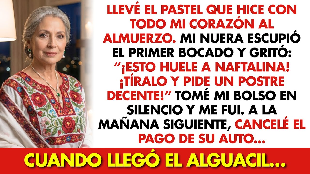 Mi Nuera Escupió el Pastel que Hice và Gritó: “¡Huele a Naftalina!”, pero a la Mañana Siguiente…
