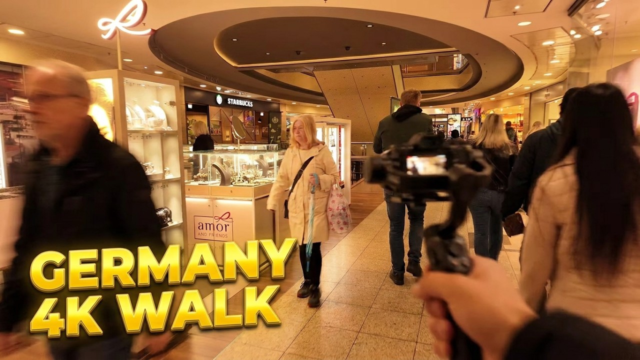 Germany 4k HDR walking tour,, city center Siegen