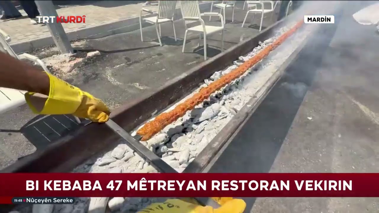 Midyat&rsquo;ta 47 Metrelik Kebapla Aşina Et Lokantası Hizmete Girdi
