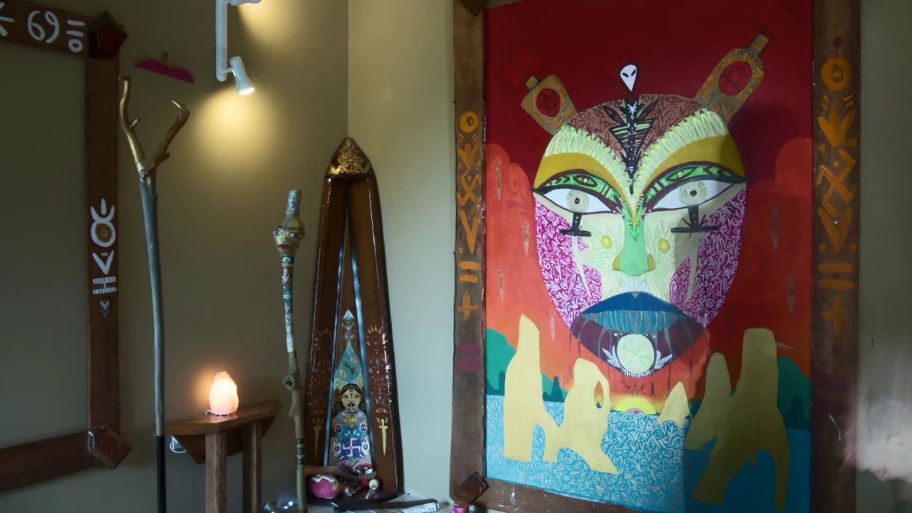 Dugong- to burn alive - Live Painting on Canvas. time-lapse  Part one *