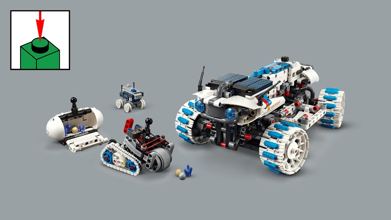 LEGO Technic 42211, Lunar Outpost Moon Rover Space Vehicle - инструкции по сборке