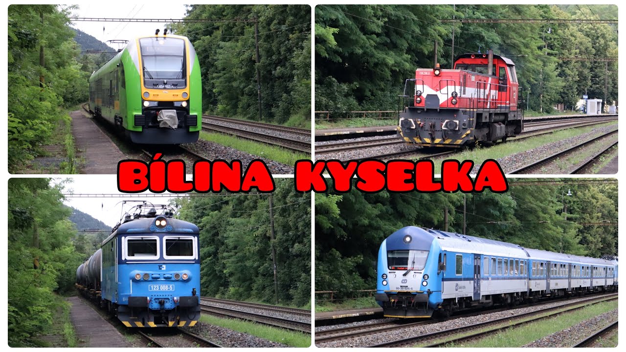 Vlaky Bílina Kyselka • 24.7.2025