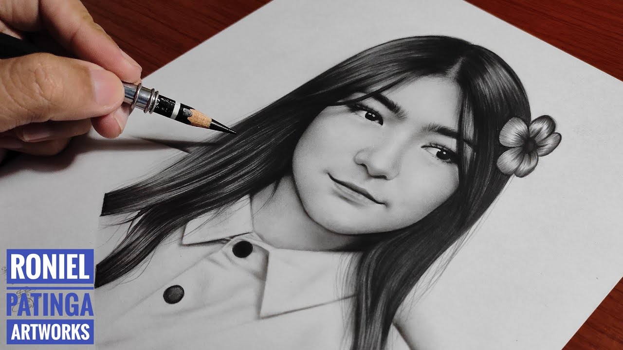 Realistic Drawing with Graphite Pencil | DEXIE DIAZ