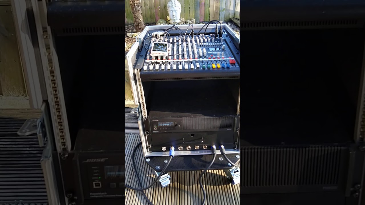 Short test 2 x Bose 802 2 x Bose mb24 on a powermatch 8500 and Dynacord cms 1000