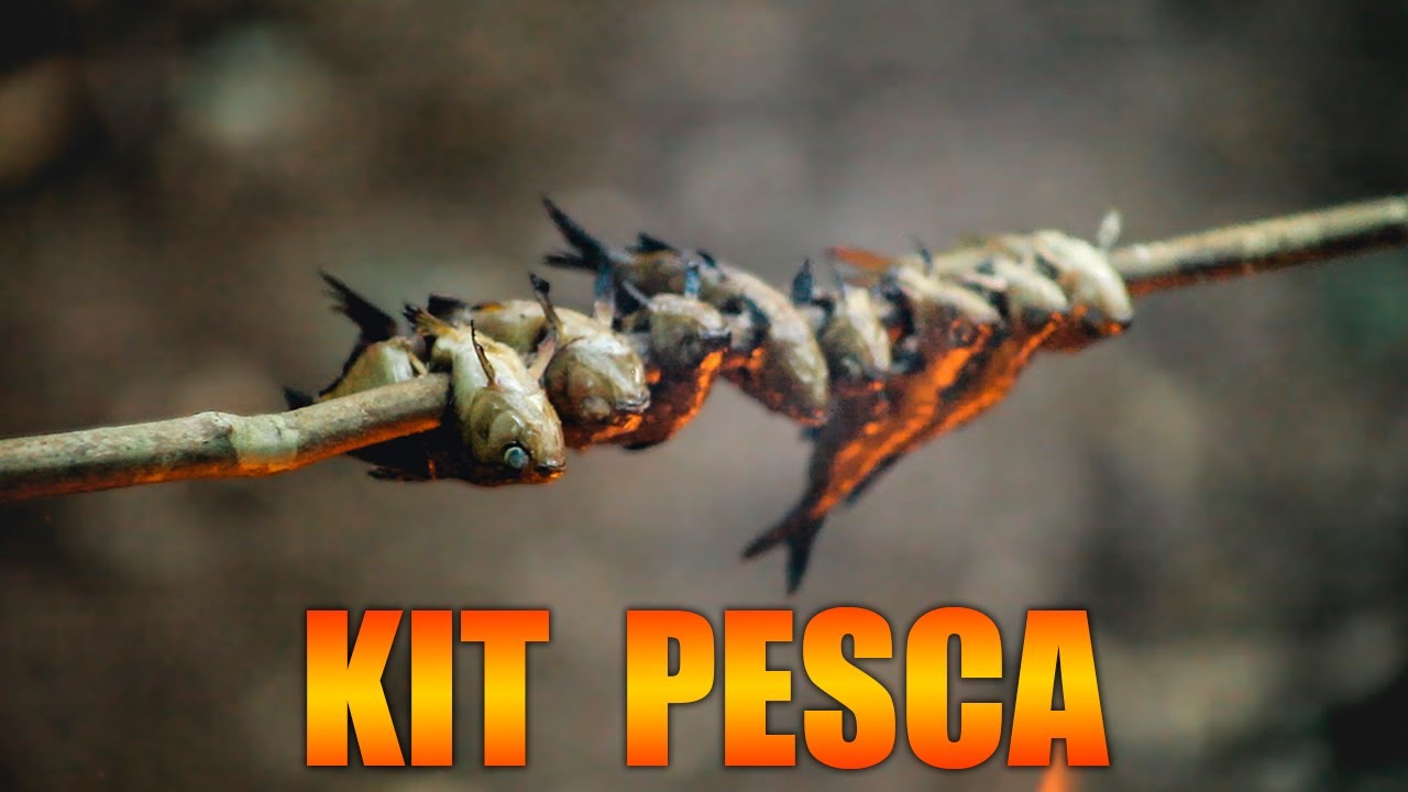 Sozinho no mato / Teste Kit Pesca / Survival Skills