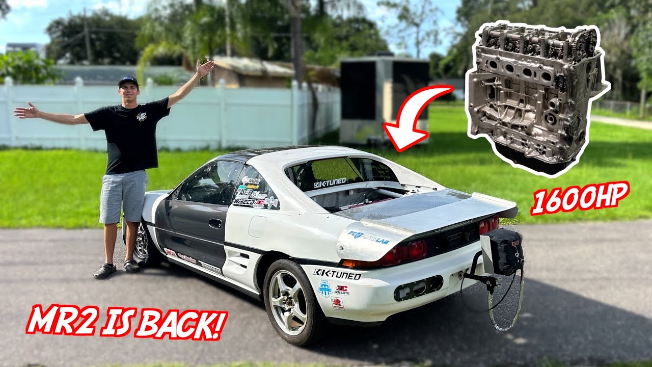 Первый запуск нового двигателя K24 мощностью 1600 л.с. от Mr2!