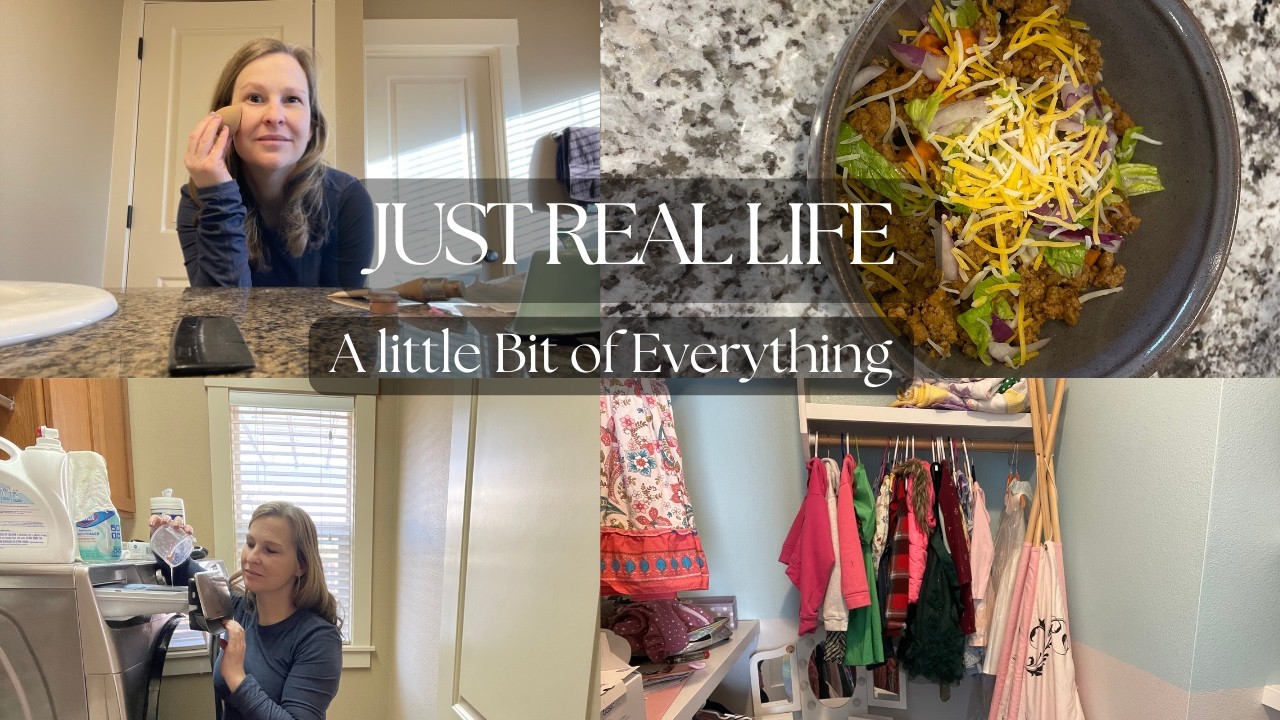 Just Real Life | What I Eat In A Day on a Weight Loss Journey |  De-Cluttering | SAHM of 
