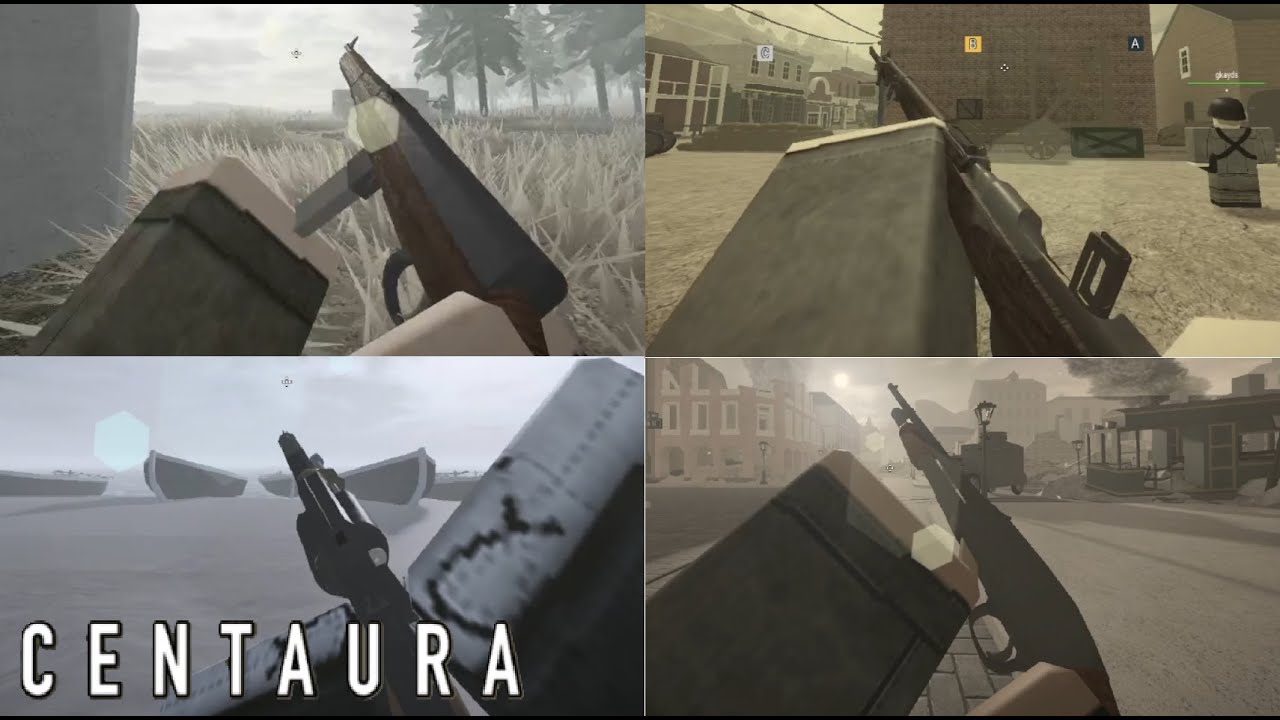 All weapon reloads in Centaura [Roblox Centaura]