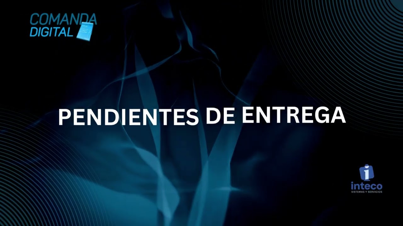 INTECO TUTORIAL 1 COMANDA DIGITAL
