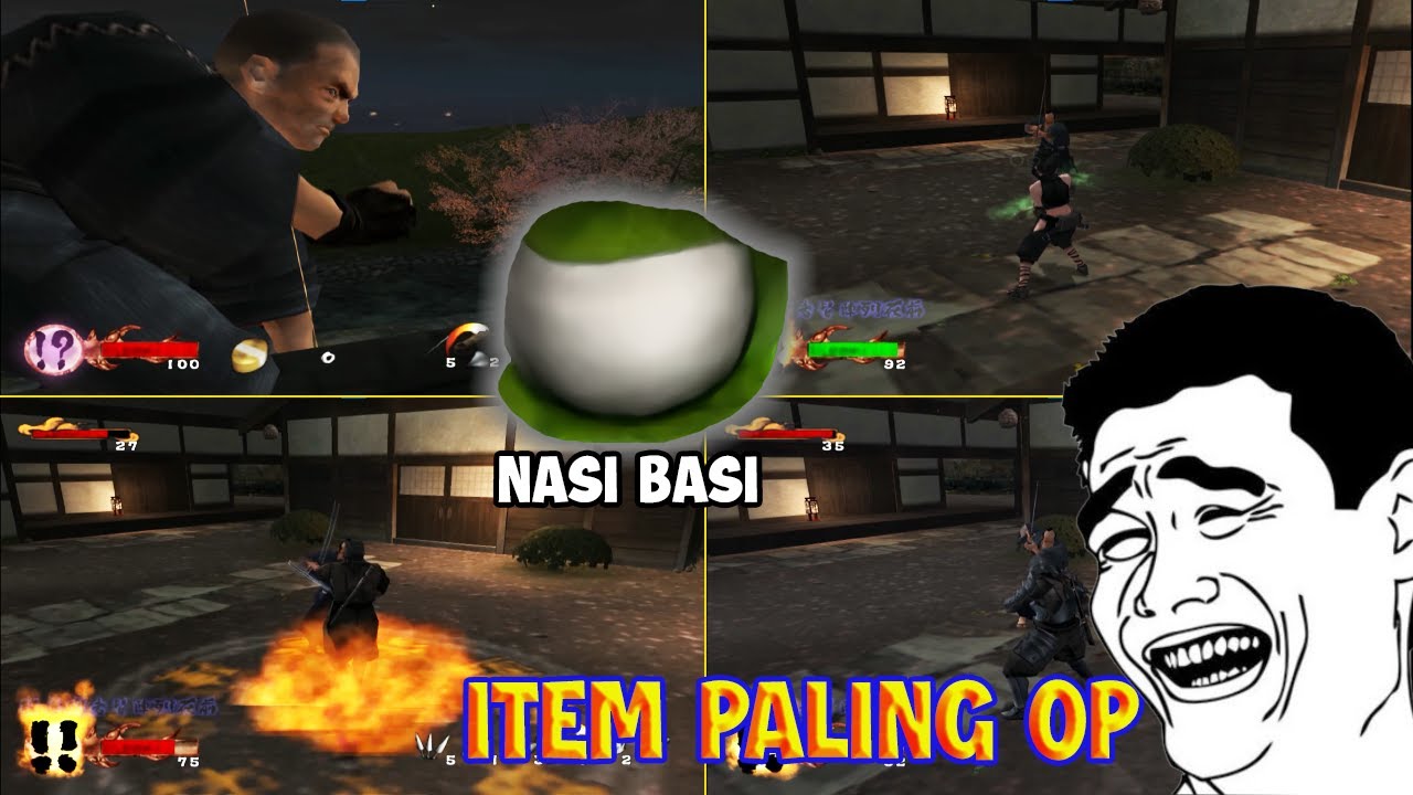 Semua item ninja di game Tenchu Wrath of Heaven Ps2