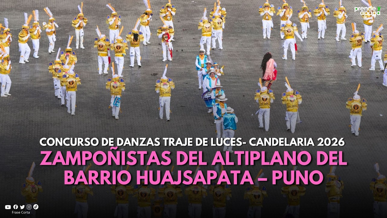 #Puno: Agrupación de Zampoñistas del Altiplano del Barrio Huajsapata – Puno -  Candelaria 2026