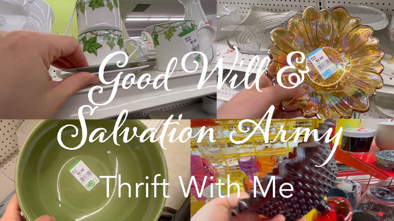 Thrifting time at Good Will and  Salvation Army | Thrift with me | Life Art Thrift