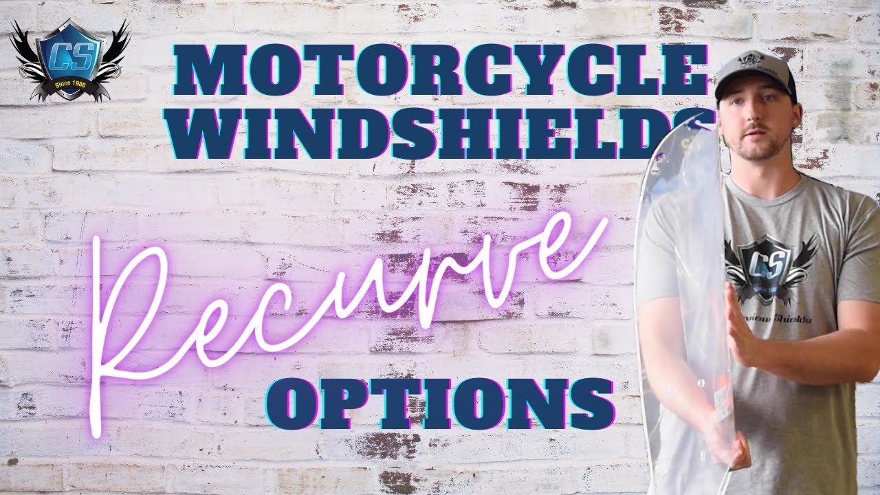 Recurve Windshields | Options for your Motorcycle Shield or Windscreen | Clearviewshields