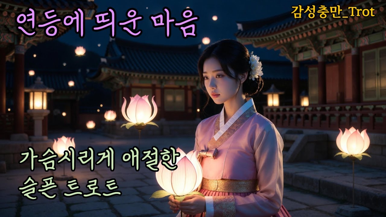 가슴 시리게 애절한 슬픈 트로트_연등에 띄운 마음 #트로트 #k-trot #감성트로트 #애절한노래 #슬픈노래 #슬픈트로트