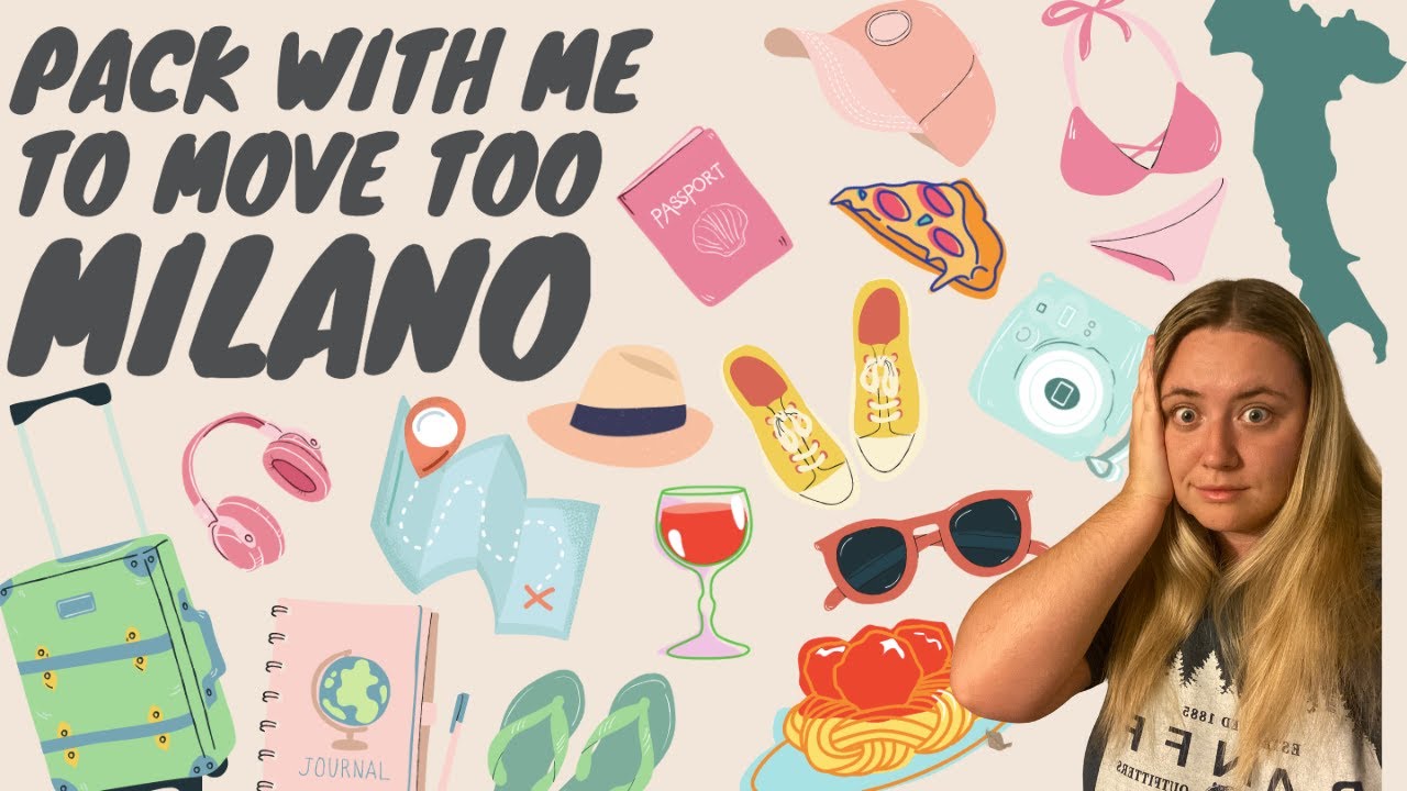 PACK WITH ME | 1 year abroad | Milano Italy