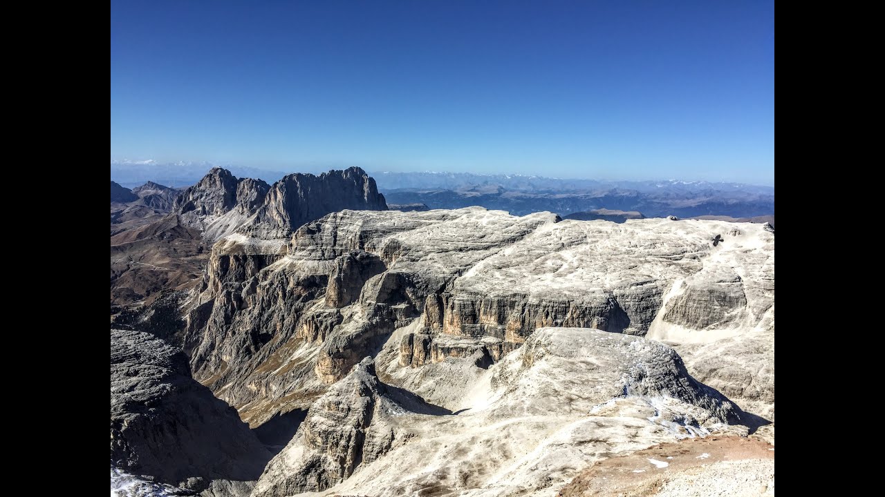 Escursione al Piz Boè - Parte18 - Panorama Mozzafiato a 3152m - Val di Fassa - @tuttitaly