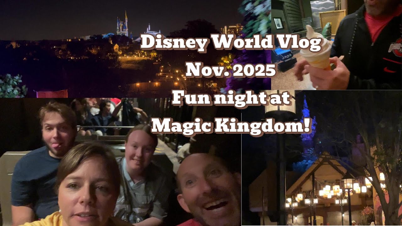 Disney World Vlog Nov. 2025 Magical night at Magic Kingdom!