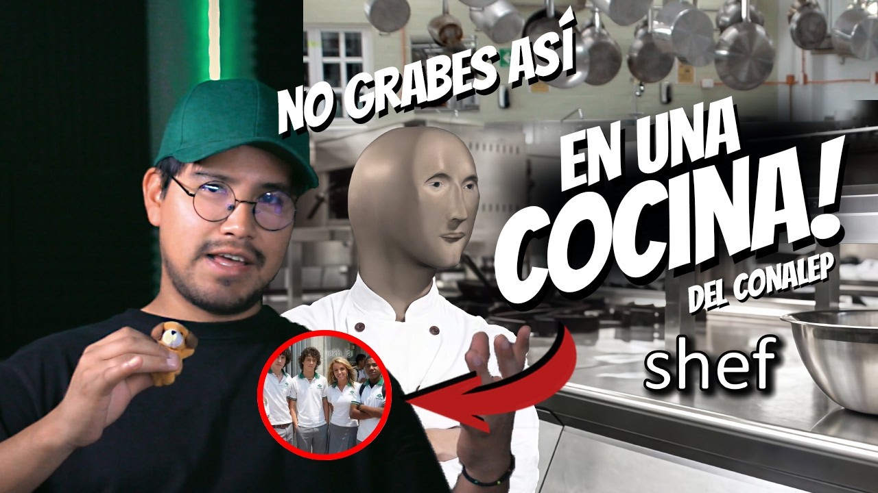 CÓMO NO GRABAR UNA COCINA EN EL CONALEP!